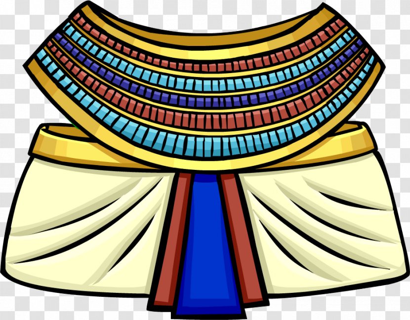 Ancient Egypt Pharaoh Hat Nemes Clip Art - Yellow Transparent PNG
