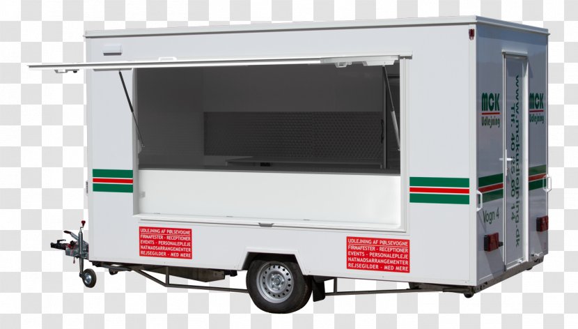 Caravan Wagon Pølsevogn Hot Dog Stand - Car Transparent PNG