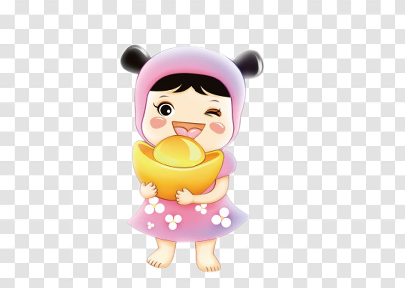 Cartoon Download Illustration - Pink - Doll Transparent PNG