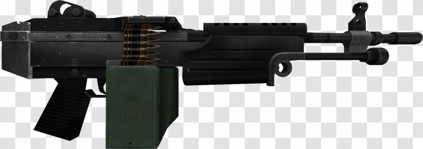 Counter-Strike: Source Weapon Firearm M249 Light Machine Gun - Heart Transparent PNG