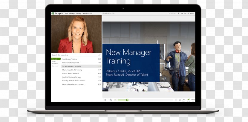 Panopto Computer Monitors S-broker Video Blended Learning - Babasaheb Transparent PNG