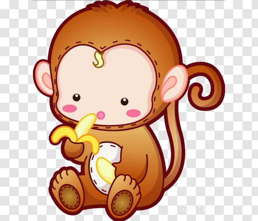 Monkey Drawing Clip Art - Frame - Golden Monkey,Golden Transparent PNG