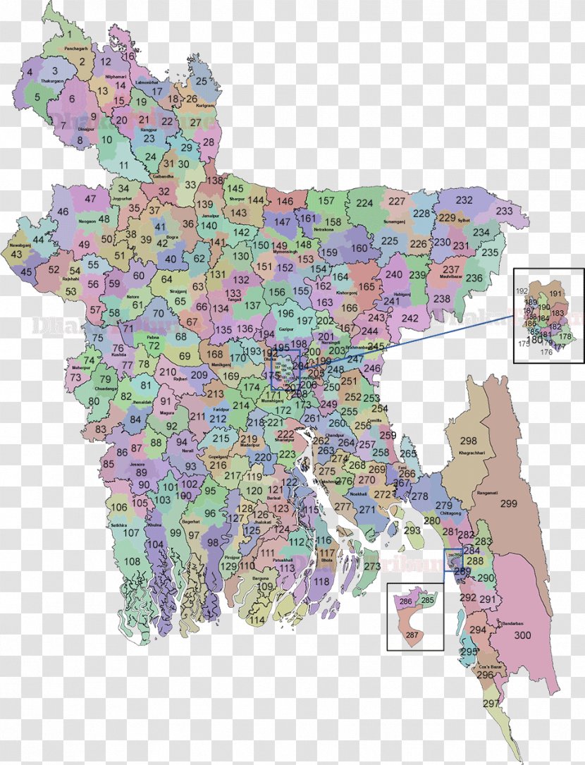 Bangladesh Blank Map - World Transparent PNG