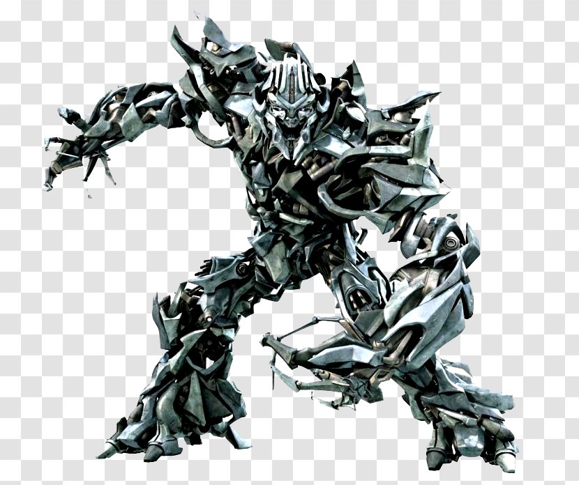 Megatron Optimus Prime Fallen Transformers Decepticon - Silver Transparent PNG