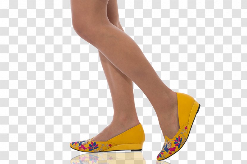 High-heeled Shoe Wedge Sandal - Watercolor Transparent PNG