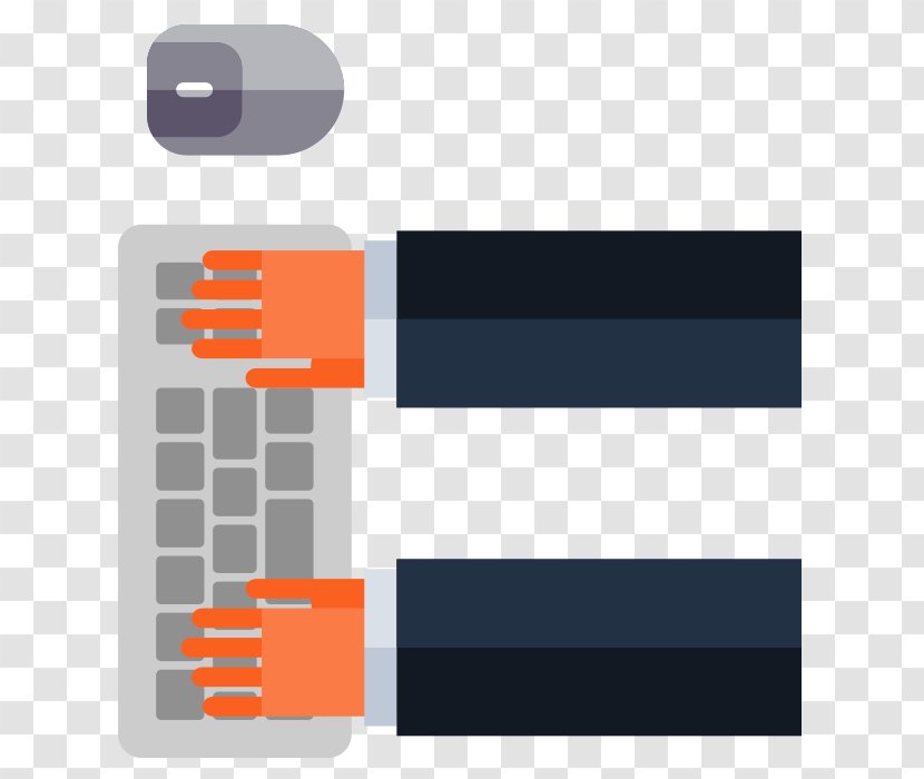 Computer Keyboard Download - Rectangle - Vector Office Arm Transparent PNG