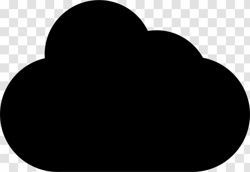 Cloud Computing Software As A Service Internet Business - Black Transparent PNG