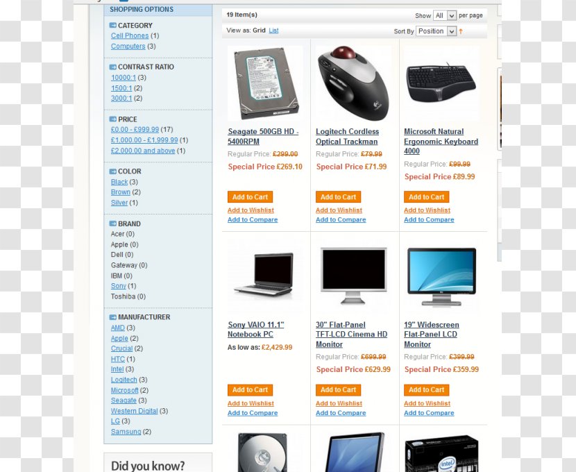 Web Page Electronics Magento - Inc - Design Transparent PNG