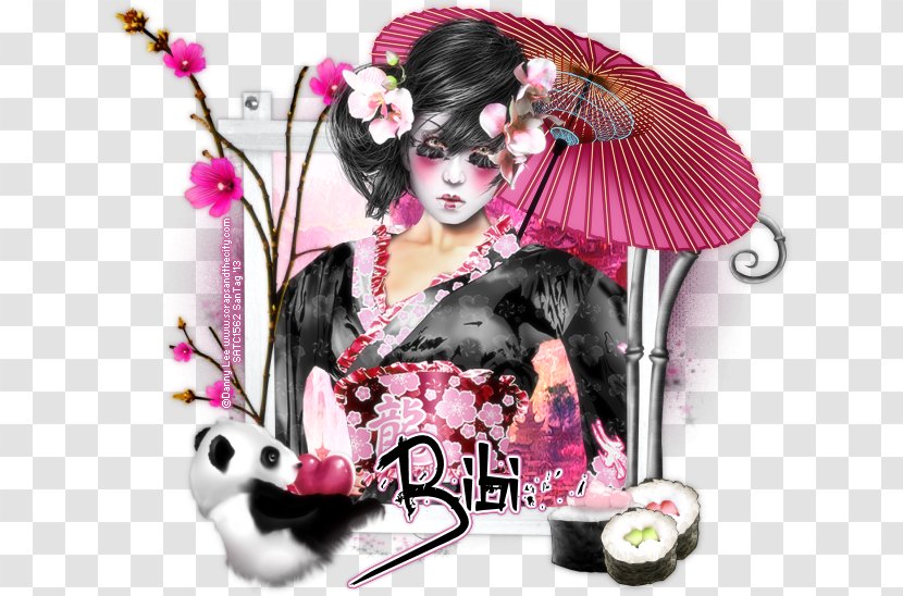 Geisha Pink M Flower - Rtv Transparent PNG