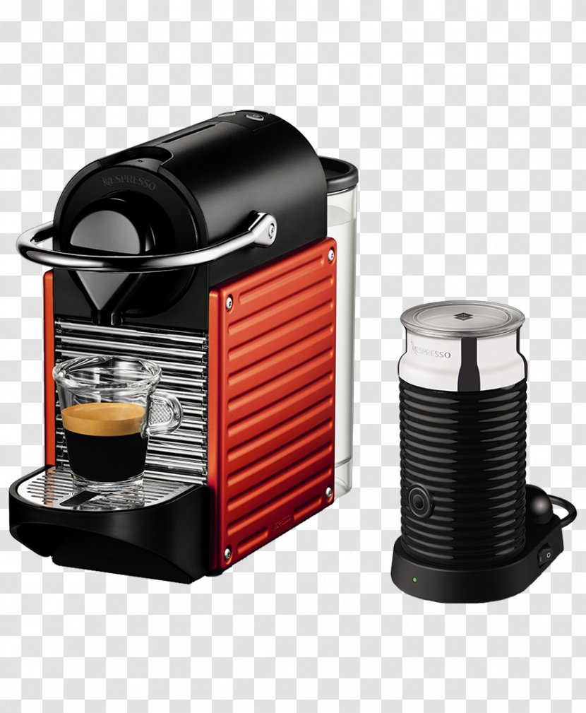Krups Nespresso Pixie Espresso Machines C60 - Kettle - Cafe Transparent PNG