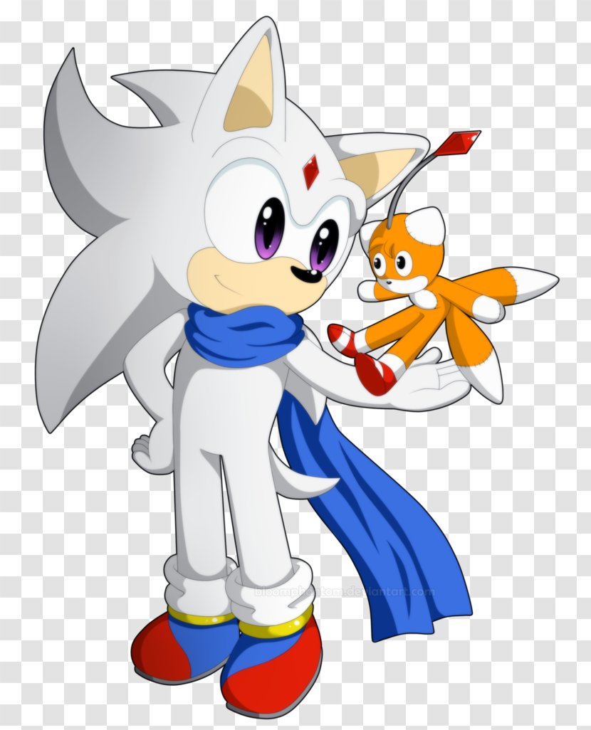 Sonic The Hedgehog Tails Doll Chaos Art - Heart Transparent PNG