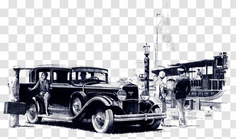Antique Car Vehicle Image - Cars In The 1920s Transparent PNG