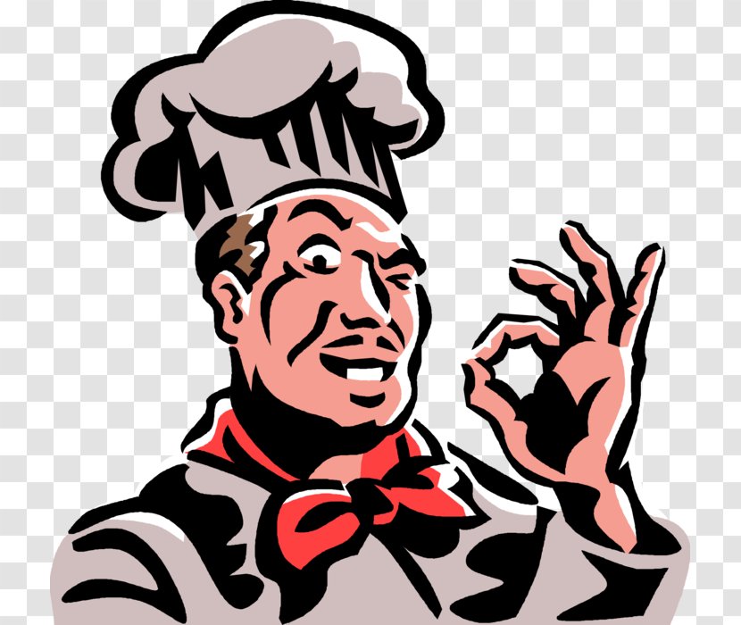 Clip Art Illustration OK Gesture Chef Vector Graphics - Ok - Caterers Poster Transparent PNG