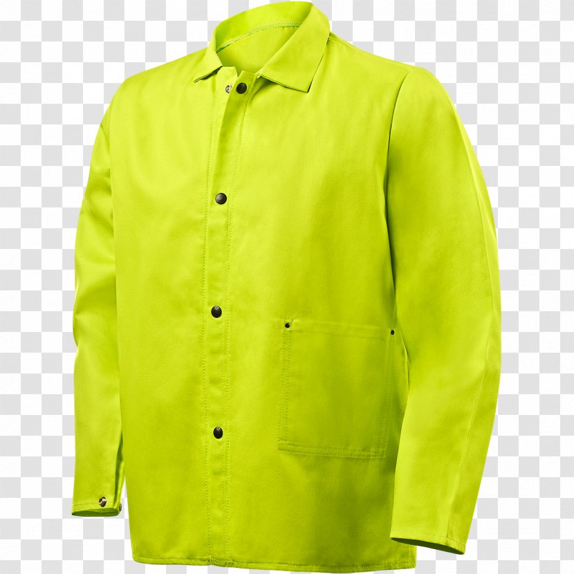 Welding Jacket Coat Flame Retardant Clothing - Sleeve Transparent PNG