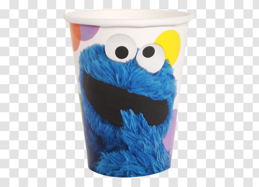 Cookie Monster Elmo Coffee Cup Big Bird The Muppets - Party Transparent PNG