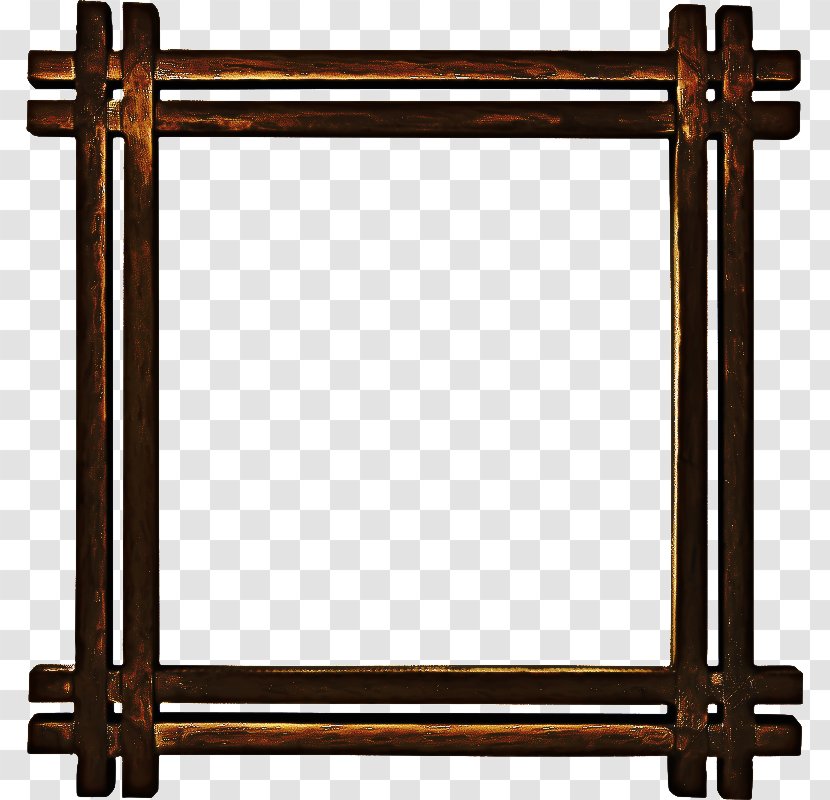 Picture Frame - Rectangle Metal Transparent PNG