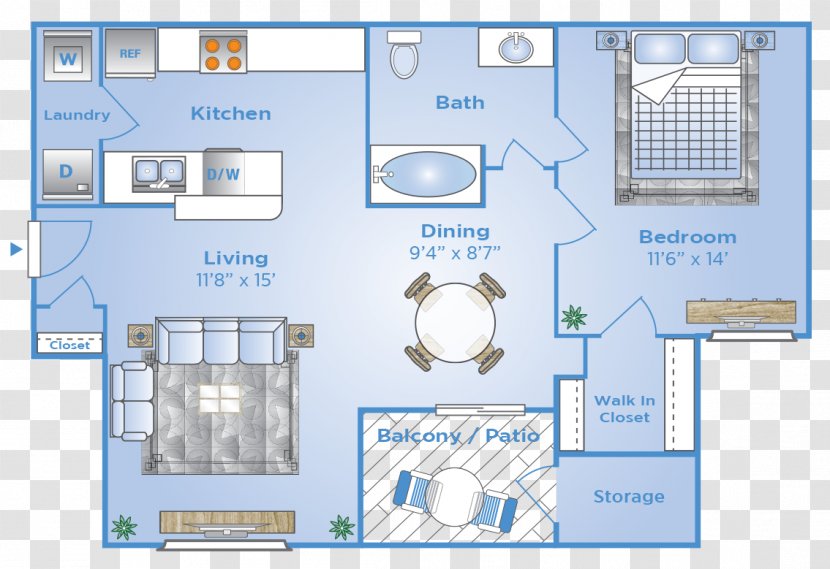 Advenir At The Preserve Apartment Renting Floor Plan Bedroom - Engineering Transparent PNG