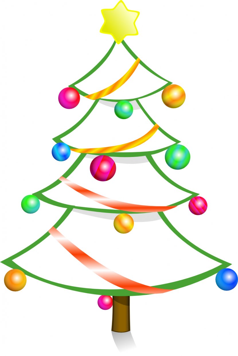 Christmas Tree Ornament Clip Art - Holiday - Line Transparent PNG