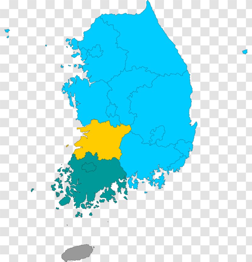 South Korean Local Elections, 2006 Vector Graphics Map Flag Of Korea - Can Stock Photo Transparent PNG