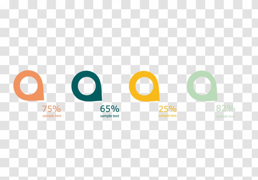 Logo Brand Circle Pattern - Number - PPT Element Transparent PNG