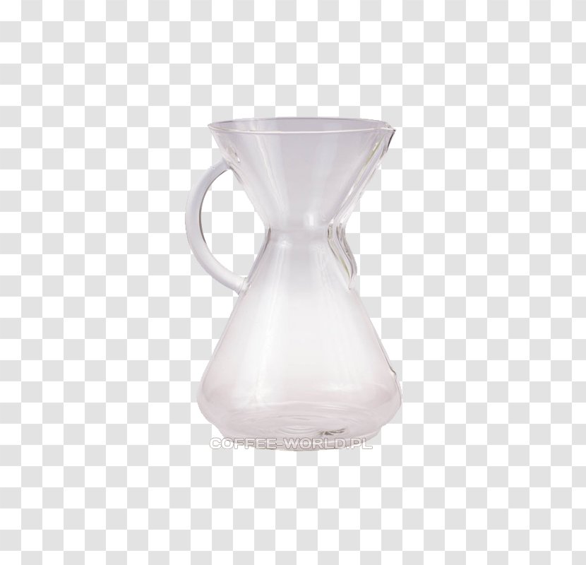 Chemex Coffeemaker Six Cup Glass Handle Drink - Coffee Transparent PNG