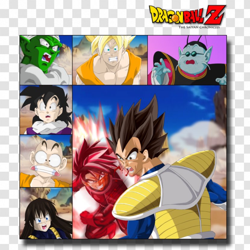 Goku Vegeta Super Saiya Saiyan Drawing - Heart Transparent PNG