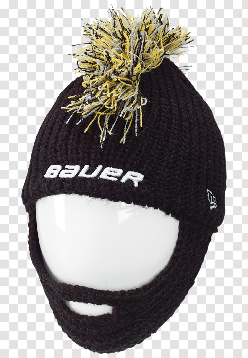Beanie Knit Cap Playoff Beard Bauer Hockey Ice - Junior Transparent PNG