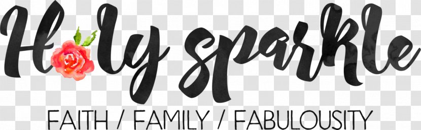 Logo Brand Holy Sparkle Font - Word Transparent PNG