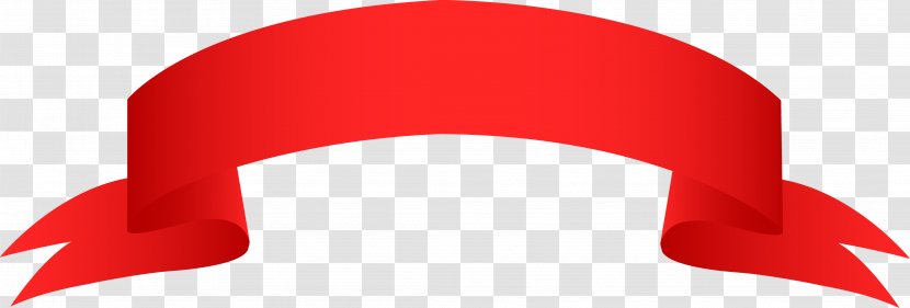 Ribbon Banner Clip Art - Red - Free Transparent PNG