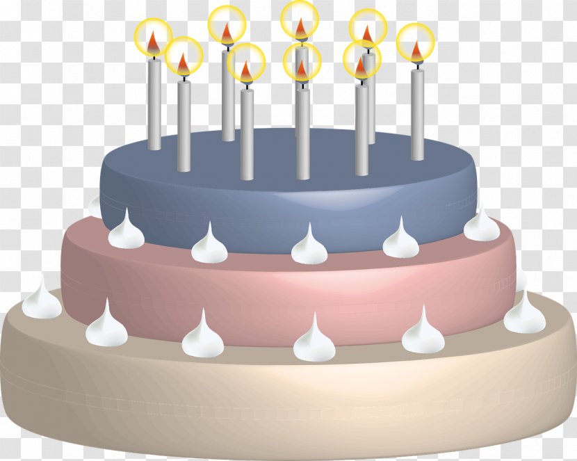 Birthday Cake Chocolate Milk Candle Party - Buttercream Transparent PNG