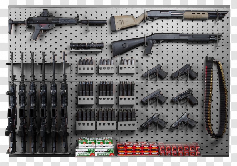 Weapon Mount Wall Gun Safe Room Firearm - Cartoon Transparent PNG