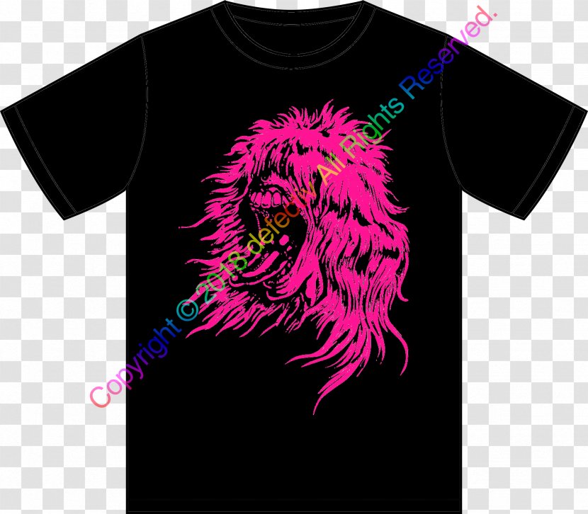 T-shirt Sleeve Pink M Neck Font Transparent PNG