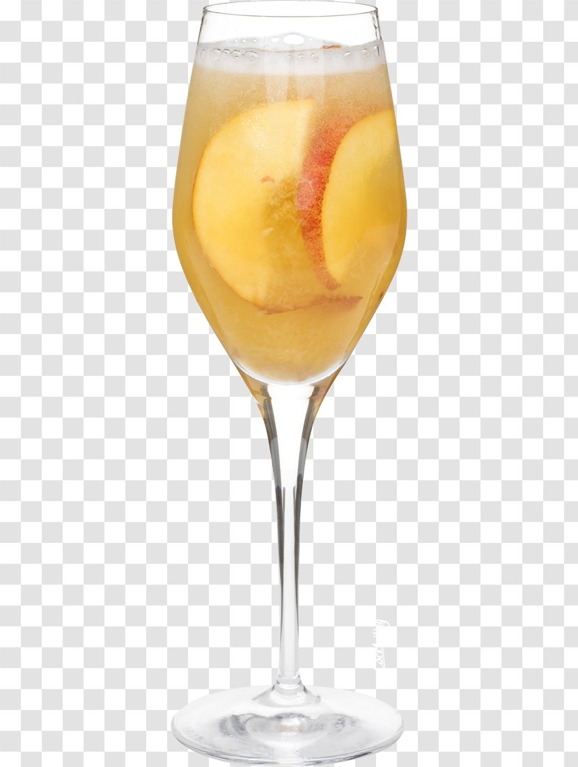 Cocktail Garnish Bellini Champagne Wine - Mimosa Transparent PNG