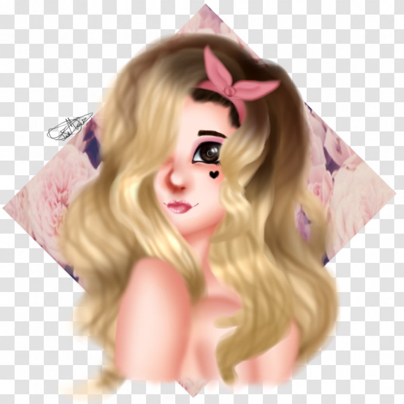 Barbie Brown Hair Pink M Blond - Flower - Marina And The Diamonds Transparent PNG