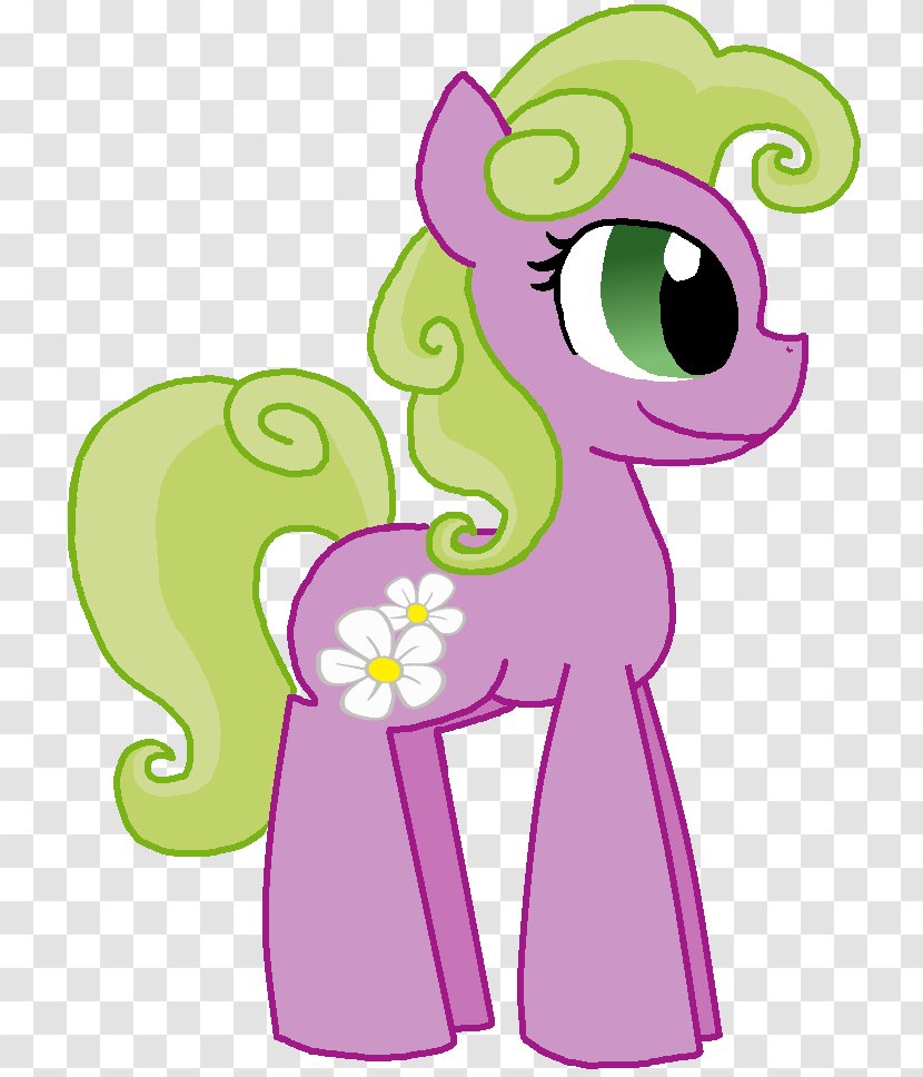Flower My Little Pony Wish - Watercolor - Floral Wishes Card Transparent PNG