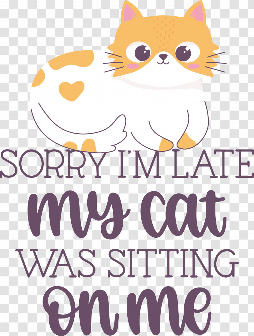 Cat Kitten Whiskers Small Text Transparent PNG