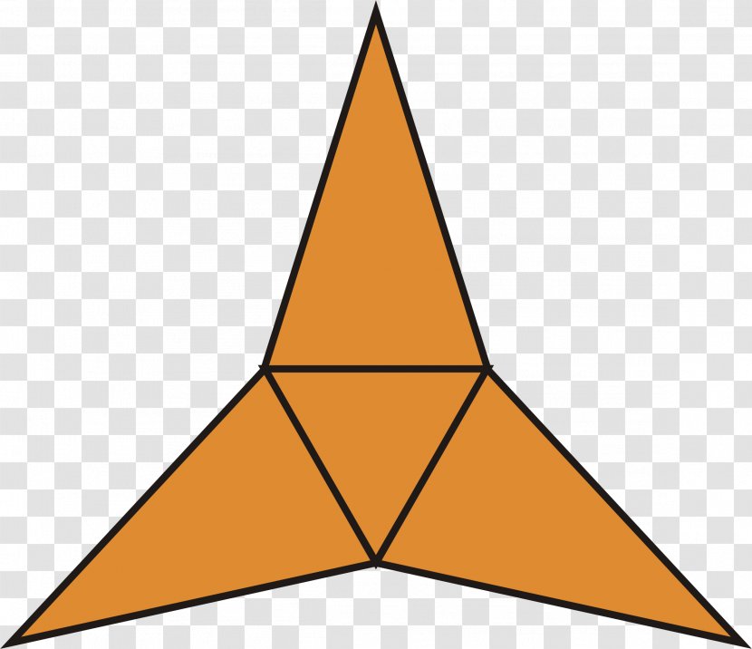 Triangle Point Symmetry Pattern - Wing Transparent PNG