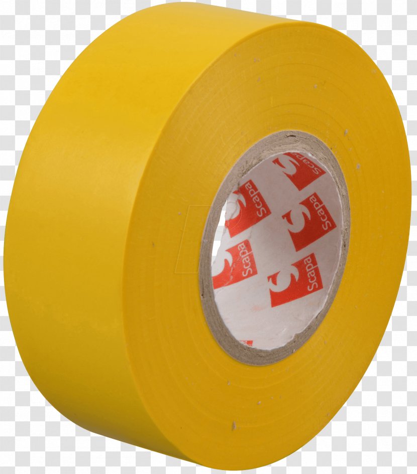 Computer Hardware Font - Yellow Tape Transparent PNG