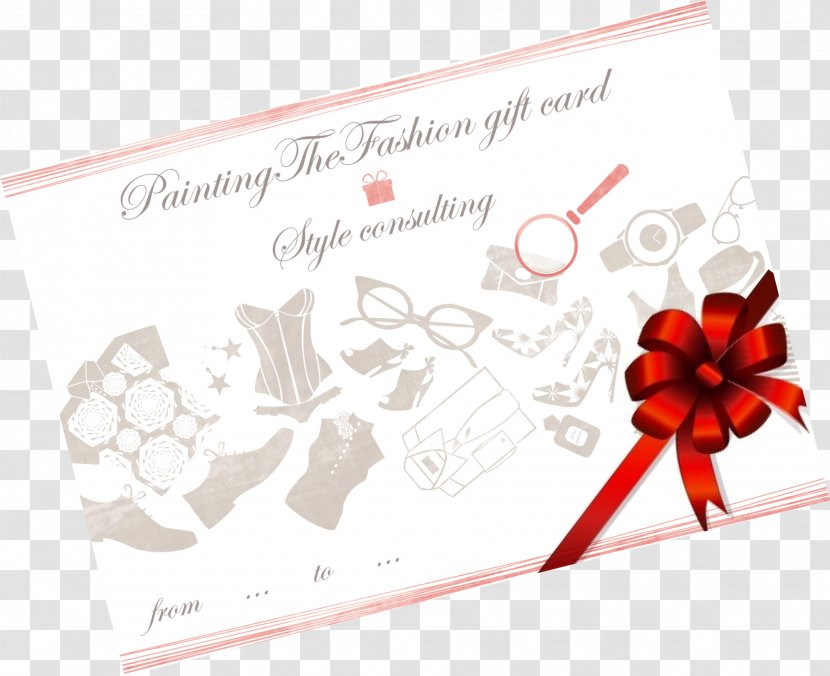 Greeting & Note Cards Petal Ribbon Floral Design - Card Transparent PNG