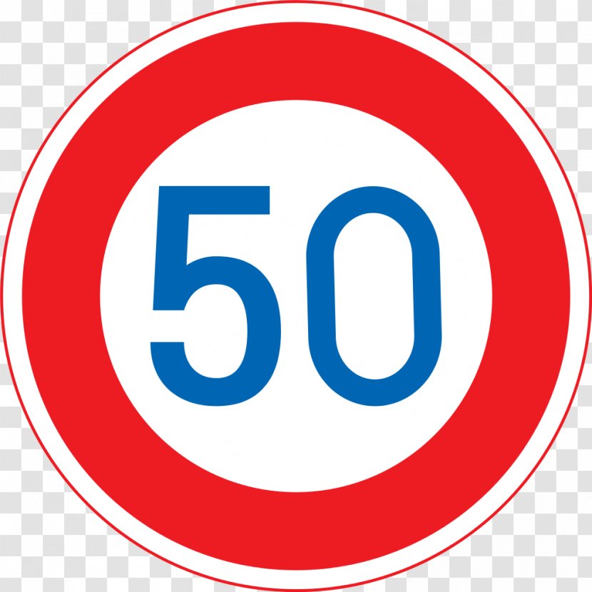 Japan Traffic Sign Speed Limit Road - Logo - 20 Transparent PNG