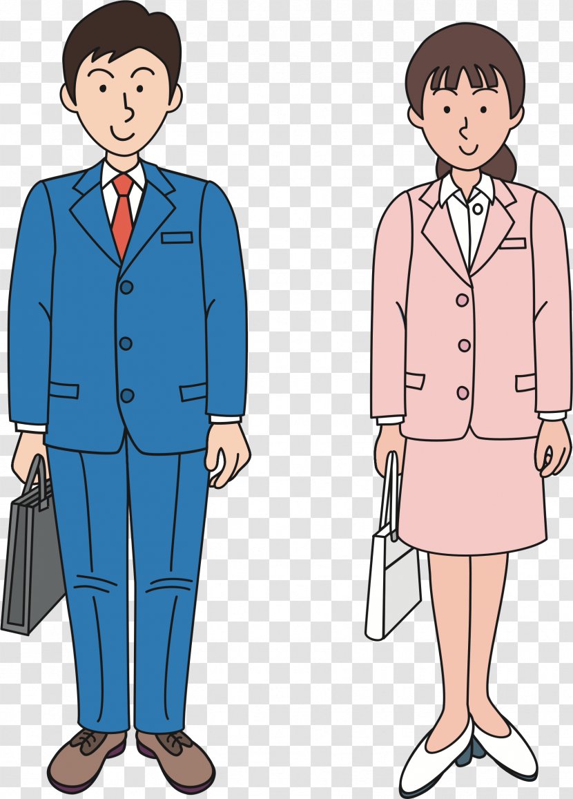 Tuxedo Suit Clothing Costume Женская одежда - Cartoon Transparent PNG