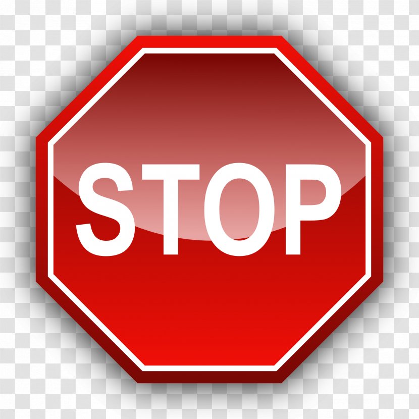 Stop Sign Traffic Regulatory Clip Art - Heart Transparent PNG