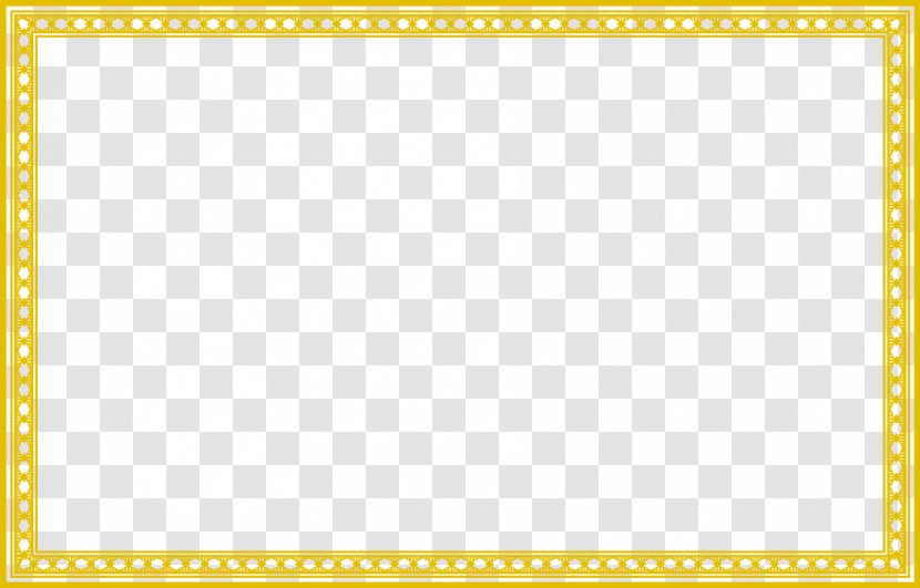 Board Game Yellow Area Pattern - Rectangle - China Wind Exquisite Border Transparent PNG