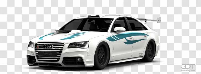 Police Car Luxury Vehicle Mid-size License Plates - Mid Size - Audi A8 Transparent PNG