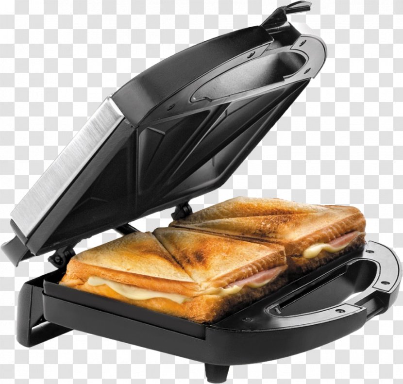 Croque-monsieur Toast Barbecue Panini Gridiron - Sandwich - Maker Transparent PNG
