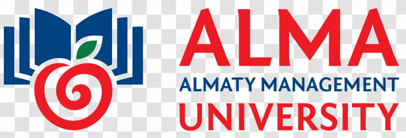 Almaty Management University Logo Brand Font - Banner - Brandschopf Transparent PNG