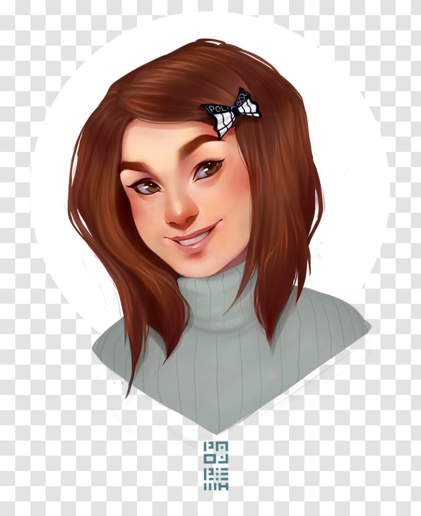 Drawing Brown Hair Commission Painting Cartoon - Watercolor - Snape Filter Transparent PNG