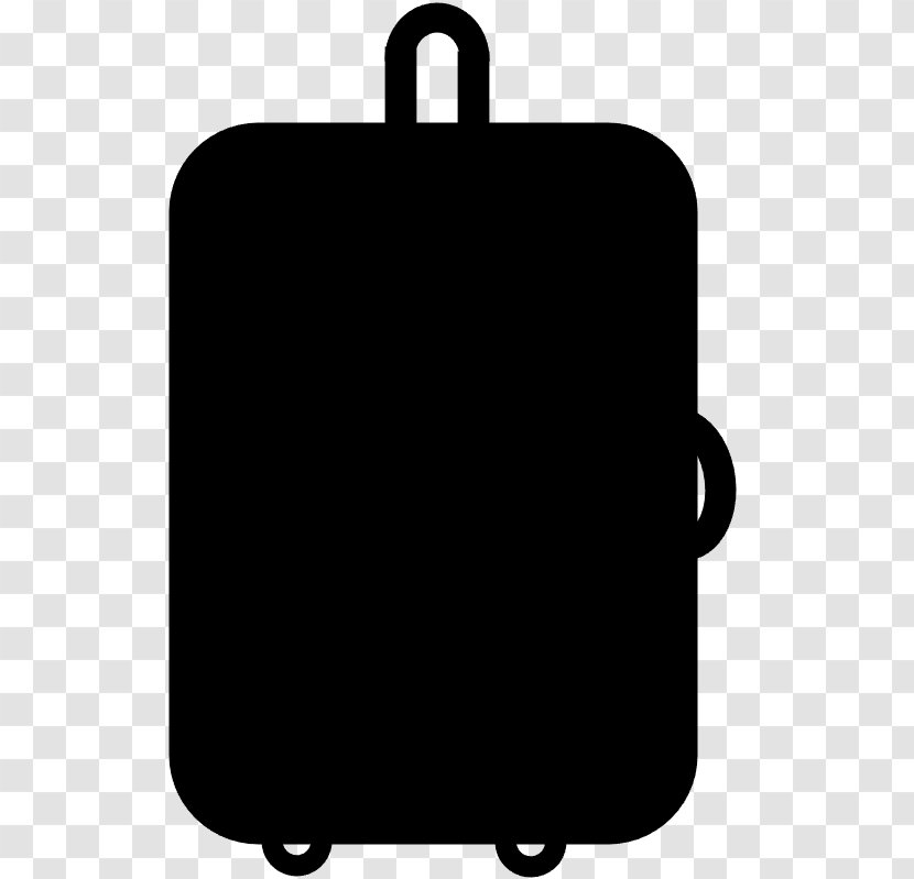 Product Design Rectangle Font - Suitcase - Black M Transparent PNG