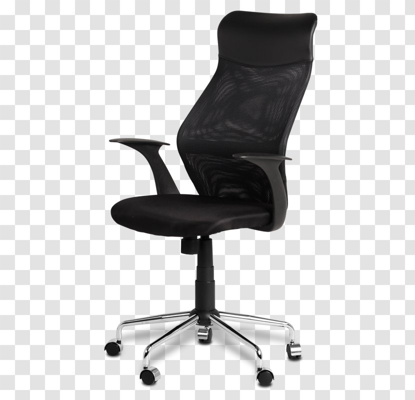 Office & Desk Chairs Kancelářské Křeslo Black Wing Chair - Armrest - Ergonomically Correct Back Rests Transparent PNG