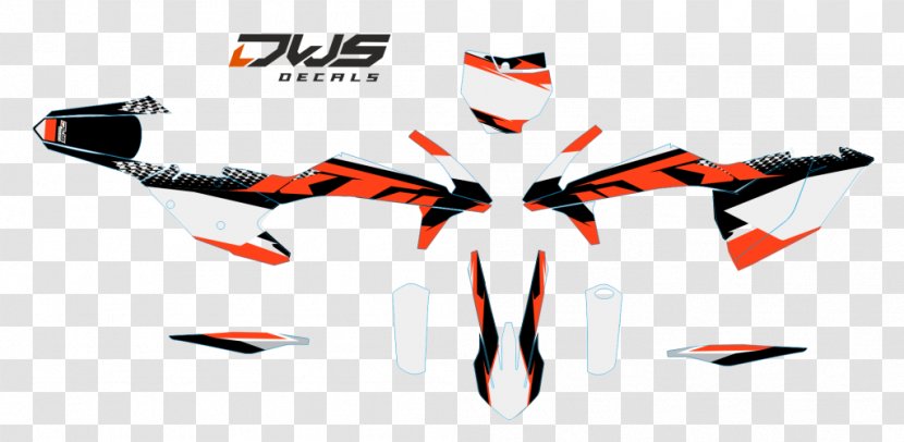 KTM 350 SX-F Decal 125 EXC 250 - Aircraft - Motorcycle Transparent PNG